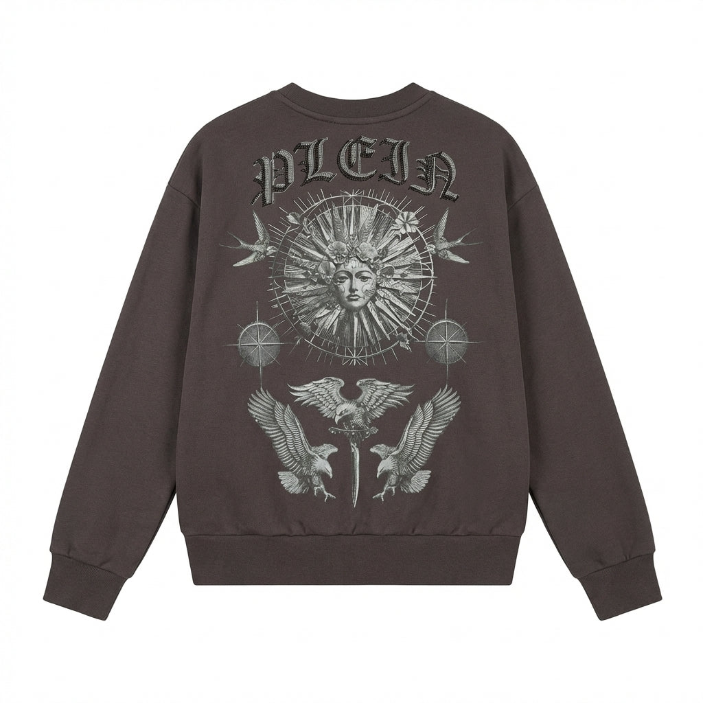 Philipp Plein junior sweatshirt girl featuring a detailed print design available at Lestyle Boutique Melbourne