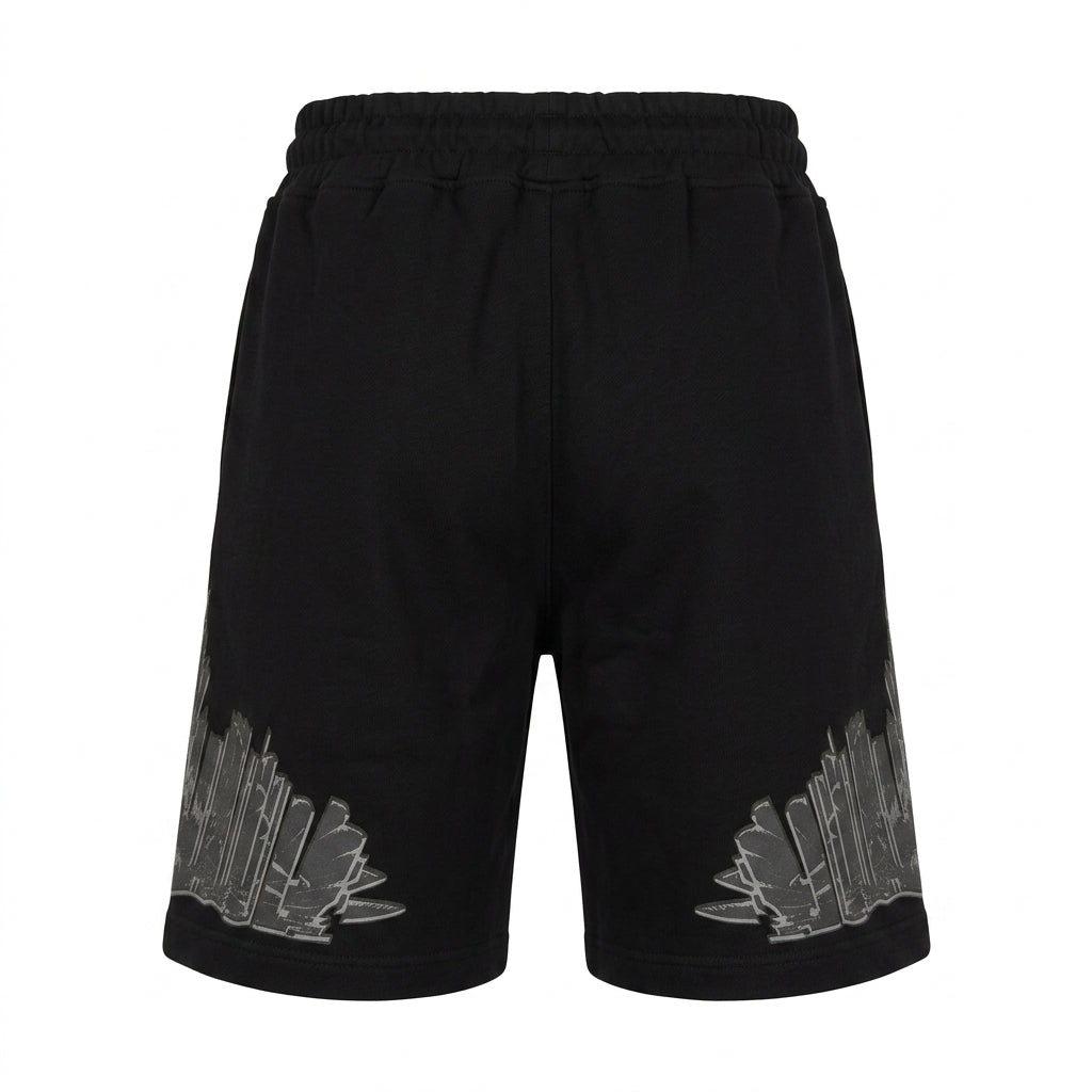 Marcelo Burlon sweatshorts with book graphic available at Lestyle Boutique Melbourne