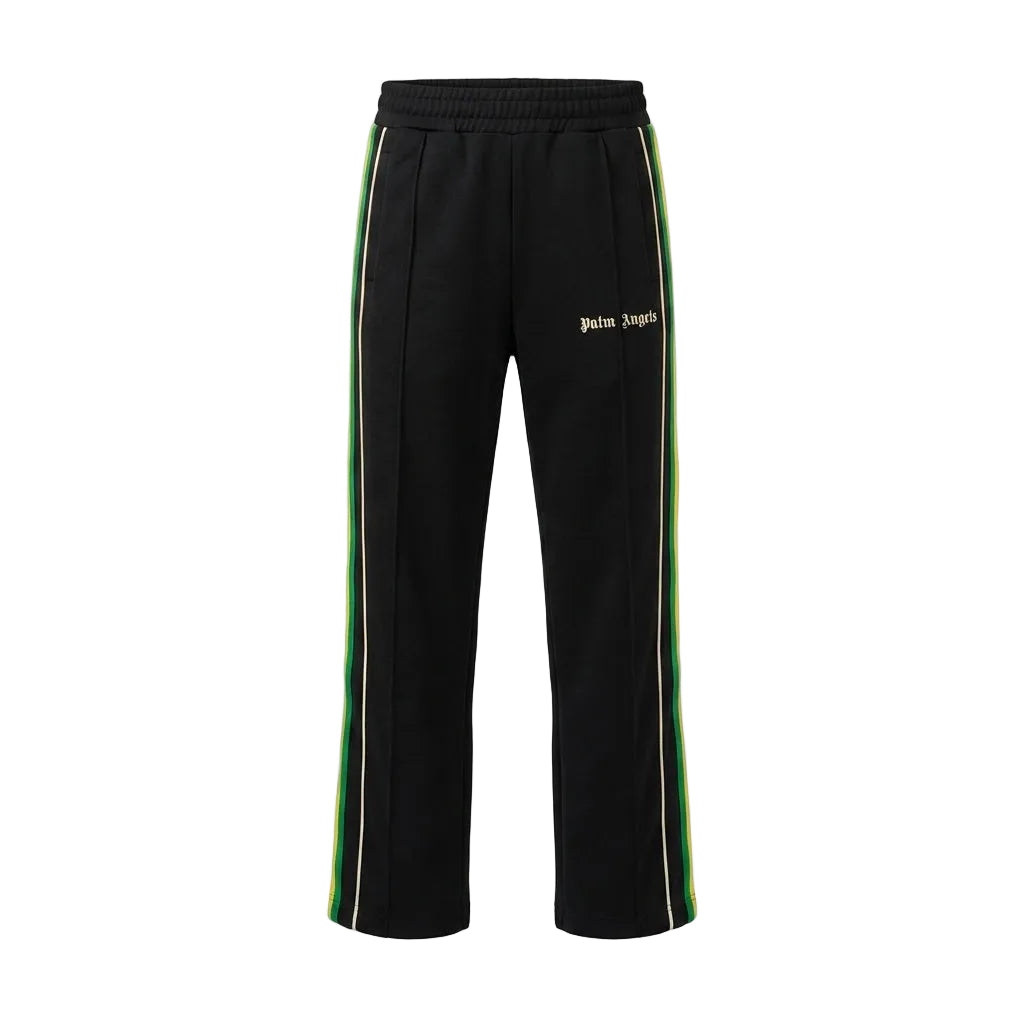 Palm Angels sweatpants featuring colorful side stripes available at Lestyle Boutique Melbourne