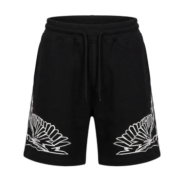 Marcelo Burlon sweatshorts featuring graphic design available at Lestyle Boutique Melbourne