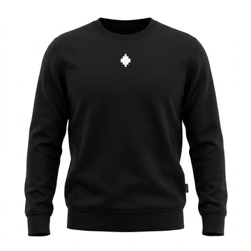 Marcelo Burlon sweatshirt featuring a pixelated cross logo available at Lestyle Boutique Melbourne