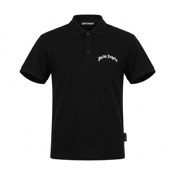 Palm Angels polo shirt featuring classic collar available at Lestyle Boutique Melbourne