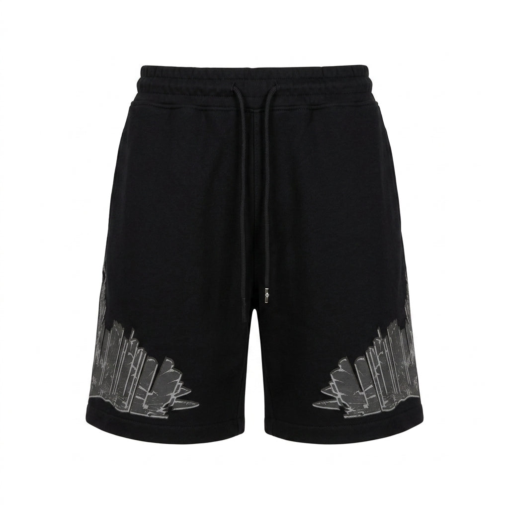 Marcelo Burlon sweatshorts with book graphic available at Lestyle Boutique Melbourne