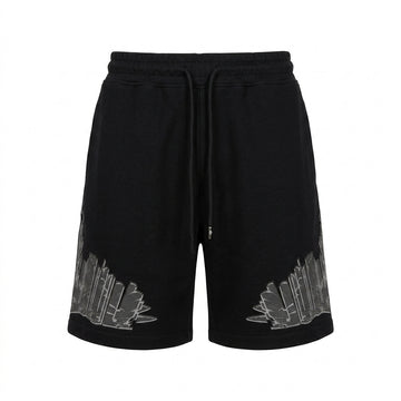 Marcelo Burlon sweatshorts with book graphic available at Lestyle Boutique Melbourne