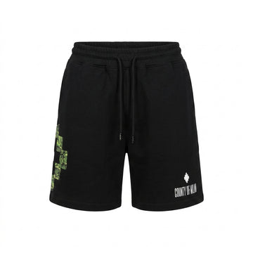 Marcelo Burlon sweatshorts featuring a bold design available at Lestyle Boutique Melbourne