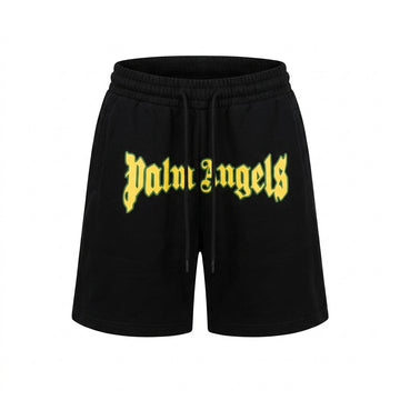 Palm Angels shorts featuring bold logo available at Lestyle Boutique Melbourne