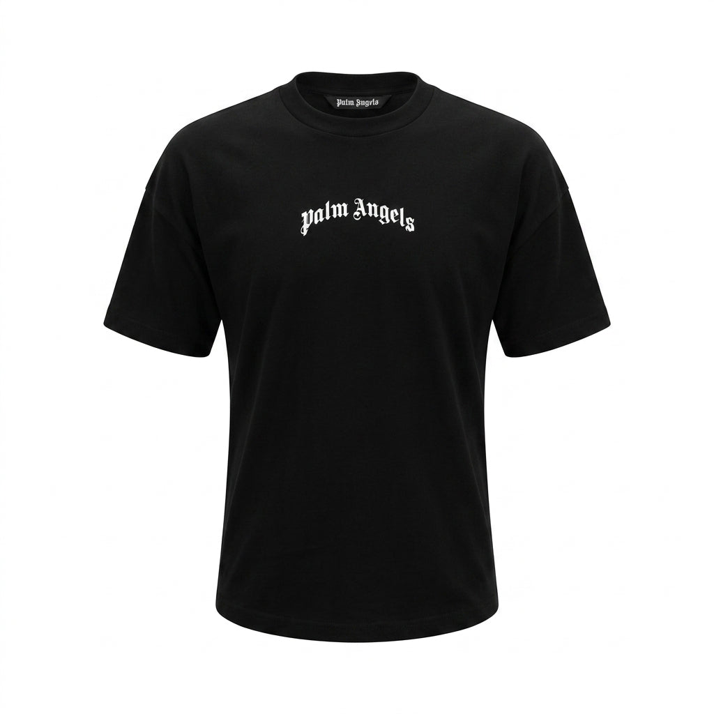 Palm Angels T-shirt featuring logo, available at Lestyle Boutique Melbourne
