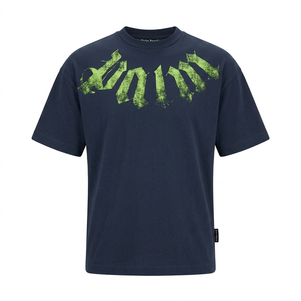Palm Angels T-shirt featuring bold graphic design available at Lestyle Boutique Melbourne