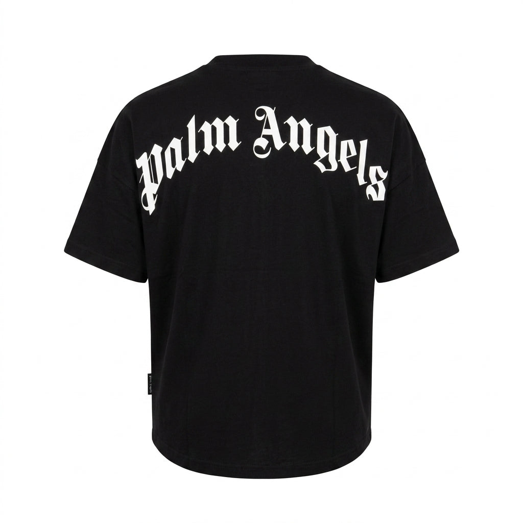 Palm Angels T-shirt featuring logo, available at Lestyle Boutique Melbourne