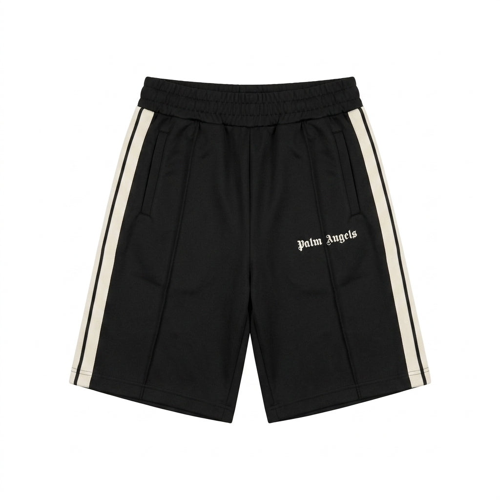 Palm Angels shorts featuring side stripe available at Lestyle Boutique Melbourne
