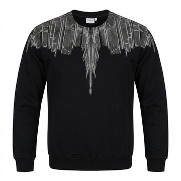Marcelo Burlon sweatshirt featuring artistic shoulder detailing available at Lestyle Boutique Melbourne