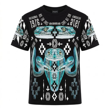 Marcelo Burlon T-shirt featuring a serpent and skull design available at Lestyle Boutique Melbourne