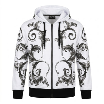 Versace Jeans Couture zip up jacket featuring Barocco print available at Lestyle Boutique Melbourne