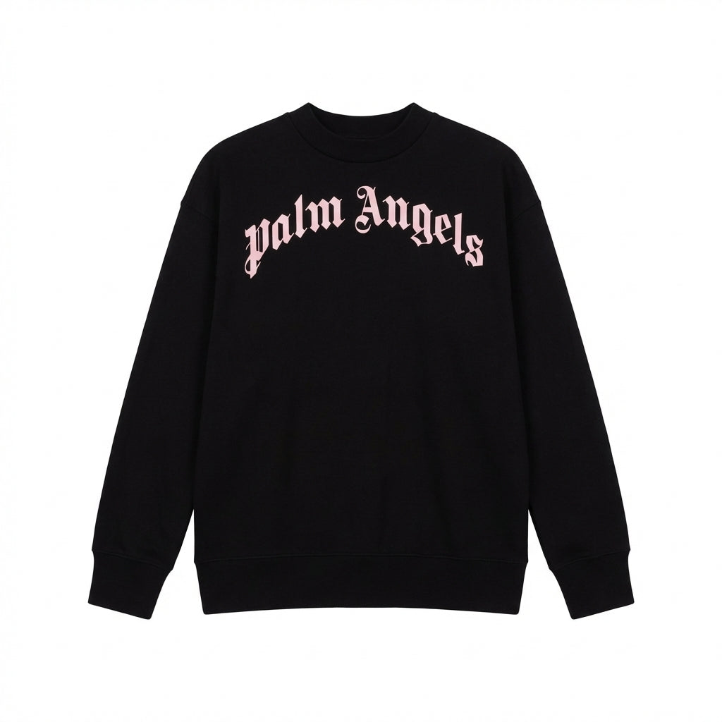 Palm Angels sweatshirt featuring bold logo available at Lestyle Boutique Melbourne
