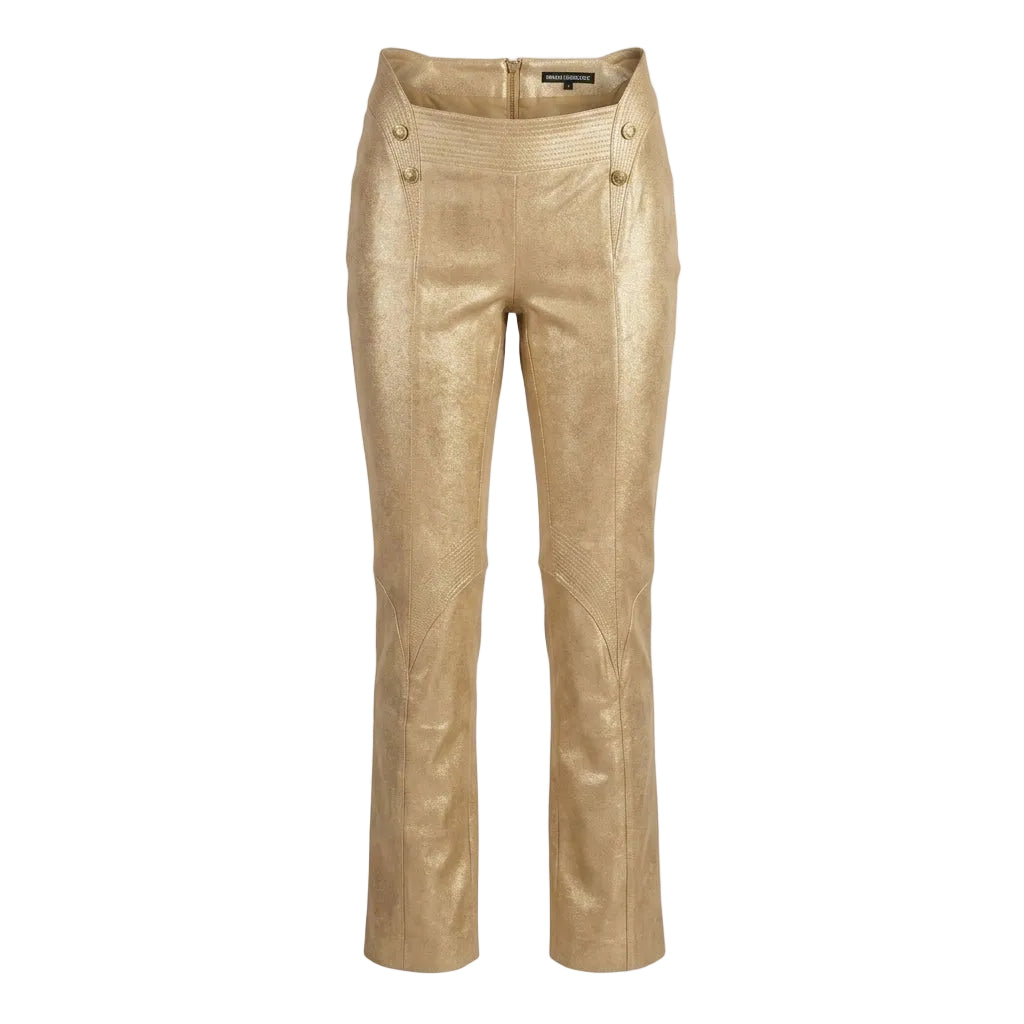 Versace Jeans Couture pants featuring a metallic finish available at Lestyle Boutique Melbourne