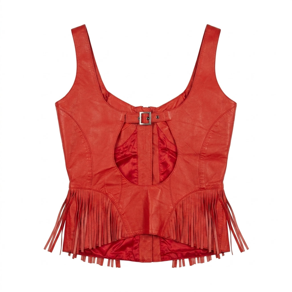 Versace Jeans Couture top featuring fringes available at Lestyle Boutique Melbourne