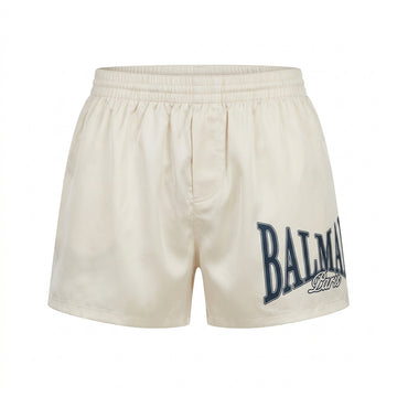 Balmain men's boxer shorts featuring logo print available at Lestyle Boutique Melbourne