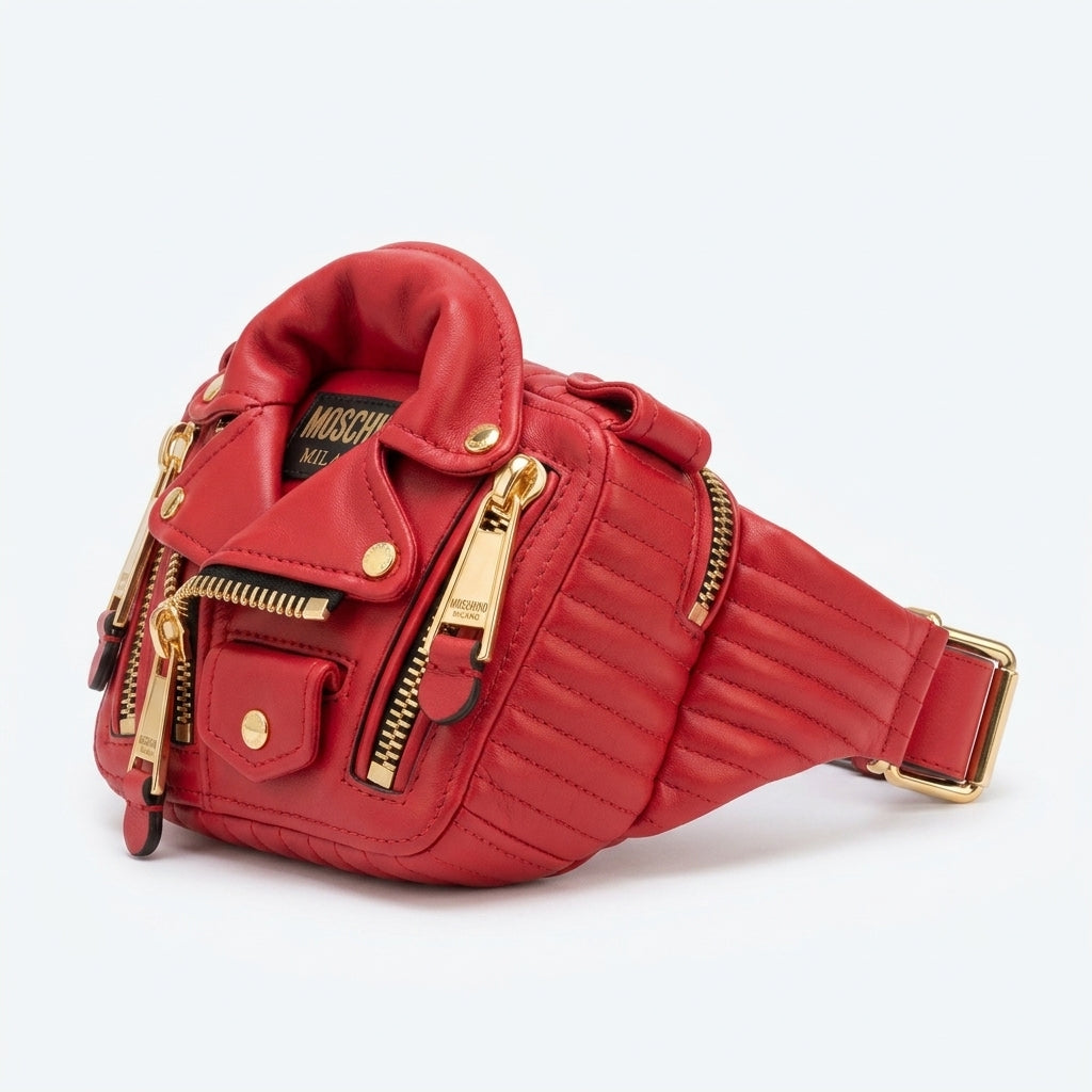 Moschino belt bag featuring gold hardware available at Lestyle Boutique Melbourne