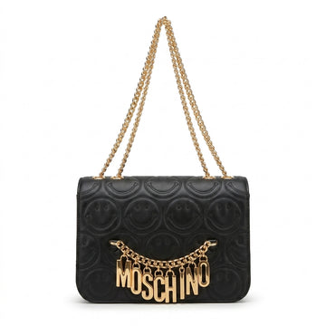 Moschino shoulder bag with a gold chain available at Lestyle Boutique Melbourne
