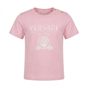 Versace kids T-shirt featuring logo design available at Lestyle Boutique Melbourne