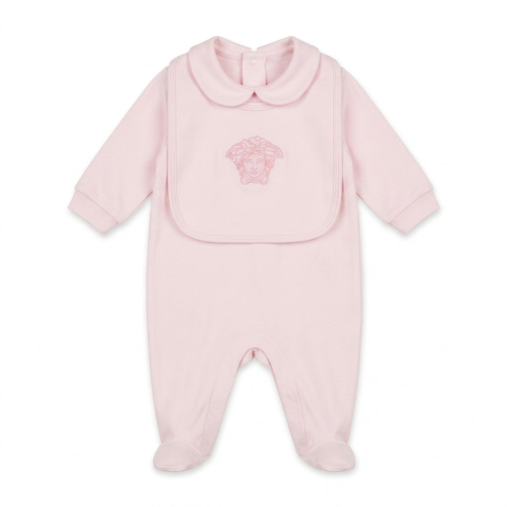 Versace baby romper featuring medusa logo available at Lestyle Boutique Melbourne
