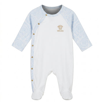 Versace baby romper with gold logo available at Lestyle Boutique Melbourne