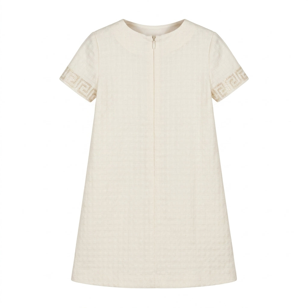 Versace kids dress featuring elegant embroidery available at Lestyle Boutique Melbourne