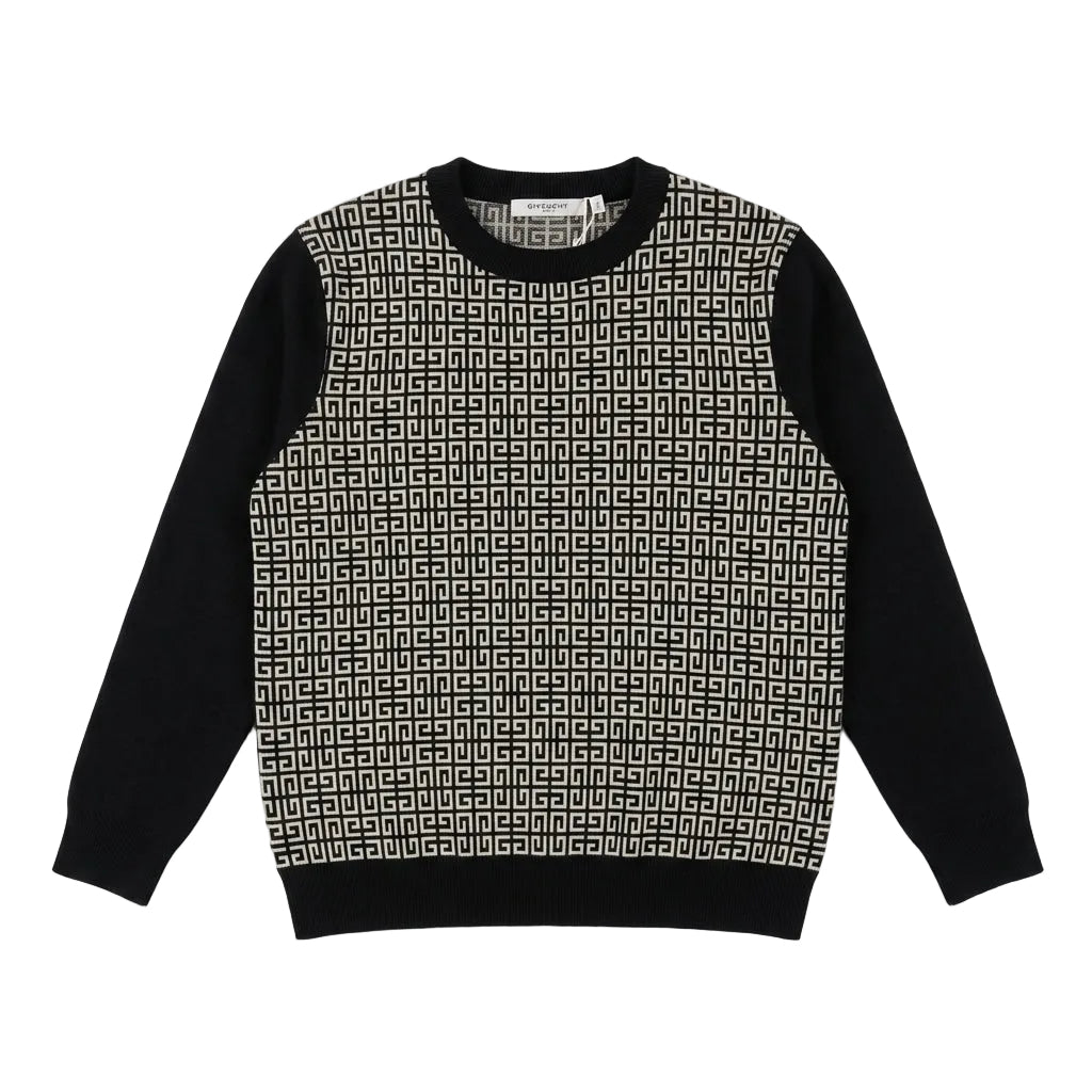 Givenchy jumper featuring geometric pattern available at Lestyle Boutique Melbourne