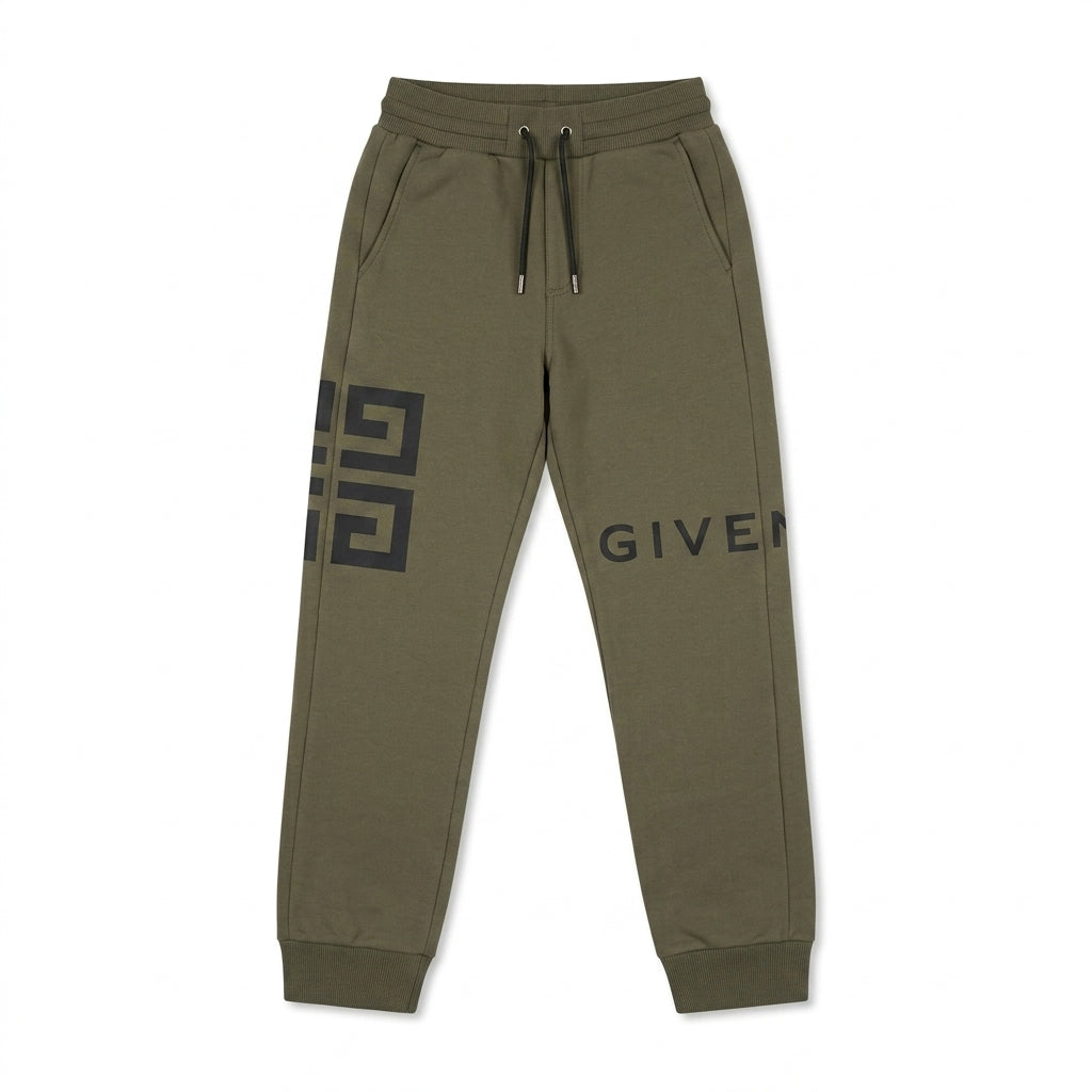 GIVENCHY pants featuring logo print available at Lestyle Boutique Melbourne