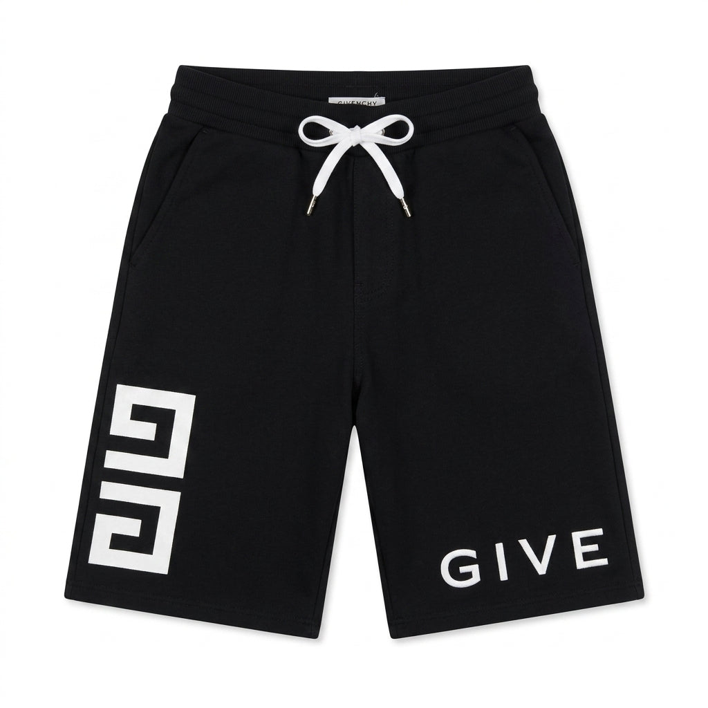 GIVENCHY shorts featuring logo print available at Lestyle Boutique Melbourne