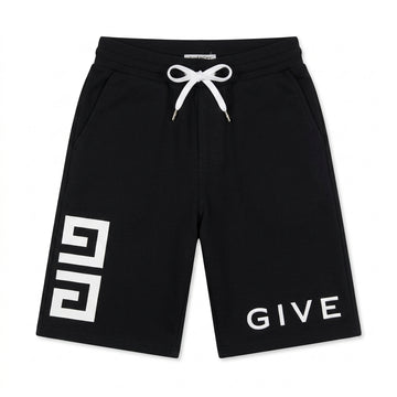 GIVENCHY shorts featuring logo print available at Lestyle Boutique Melbourne
