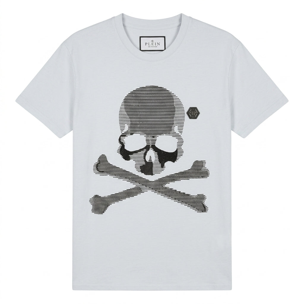 PHILIPP PLEIN T-shirt featuring skull graphic available at Lestyle Boutique Melbourne