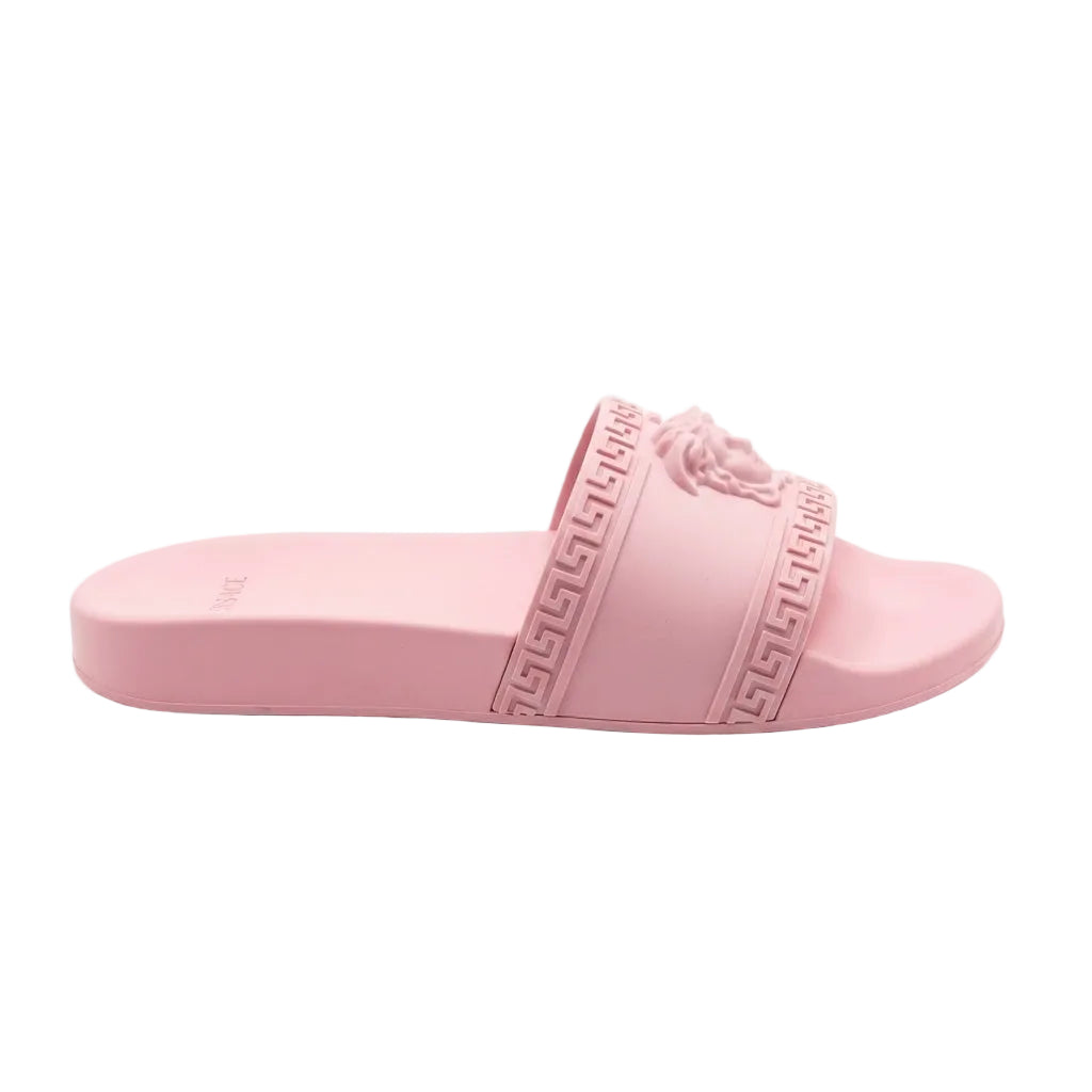 Versace slides featuring a Medusa head logo available at Lestyle Boutique Melbourne