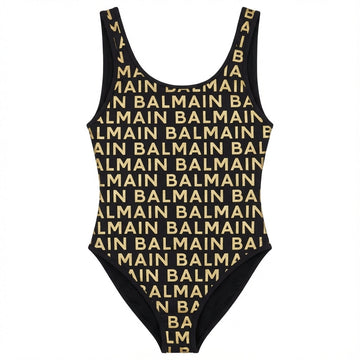 Balmain swimwear featuring bold logo print available at Lestyle Boutique Melbourne