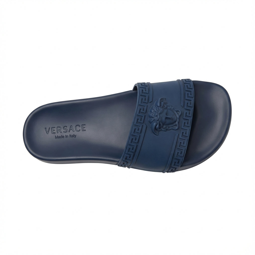 Versace slides featuring logo design available at Lestyle Boutique Melbourne
