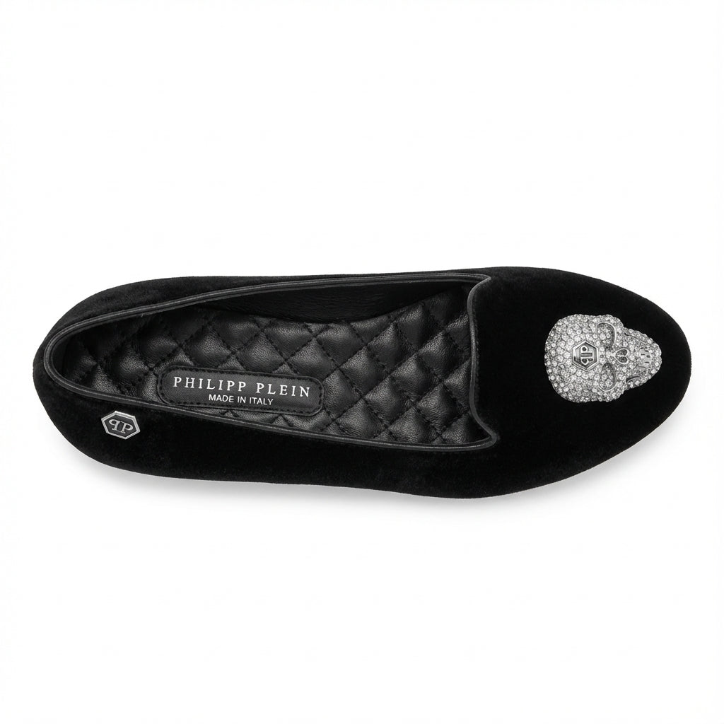 Philipp Plein women's shoes featuring a sparkling heart-shaped embellishment available at Lestyle Boutique Melbourne