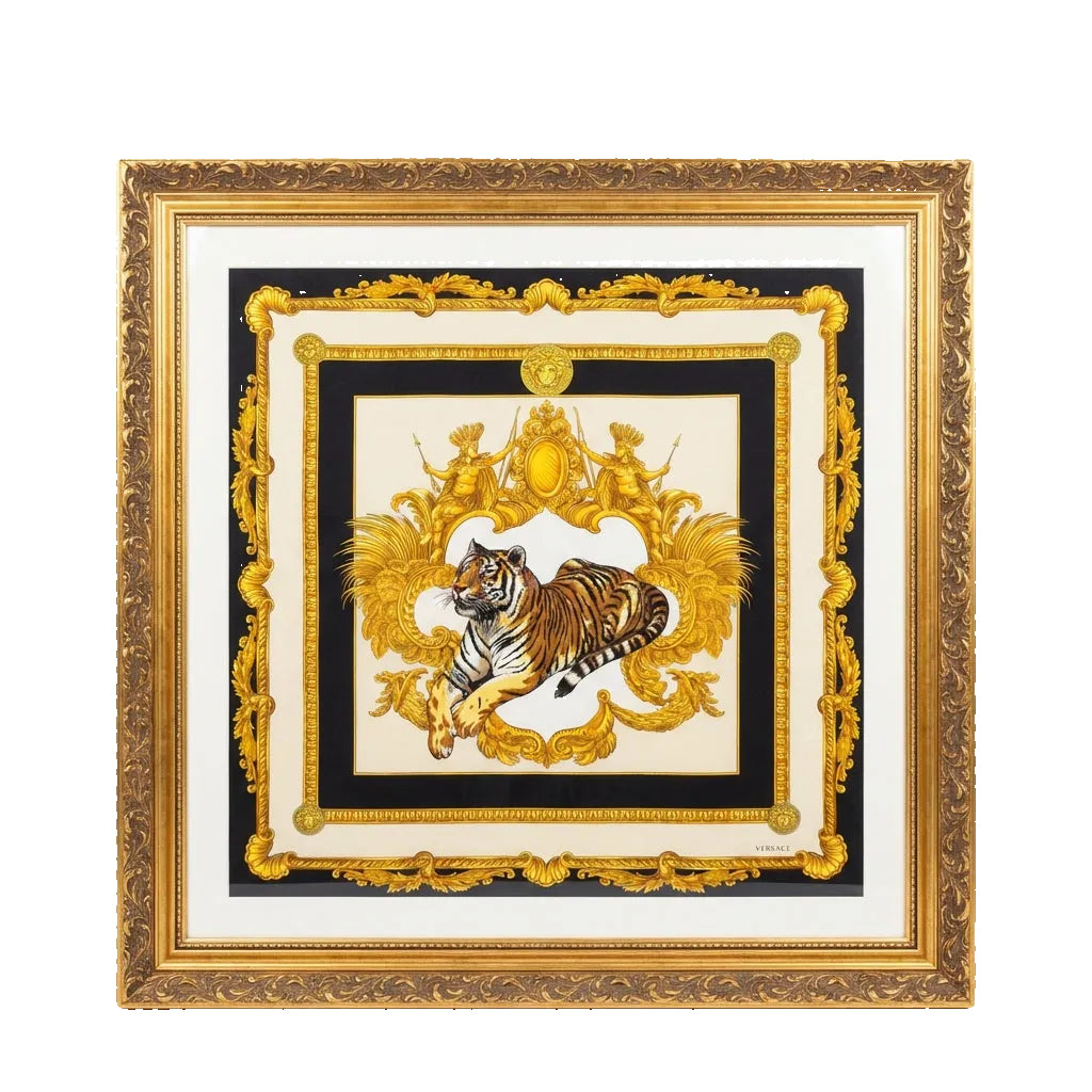 Versace silk print frame art available at Lestyle Boutique Melbourne
