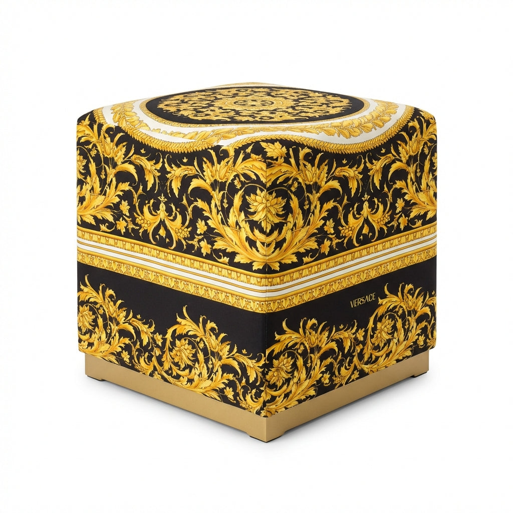 Versace ottoman featuring Barocco print available at Lestyle Boutique Melbourne