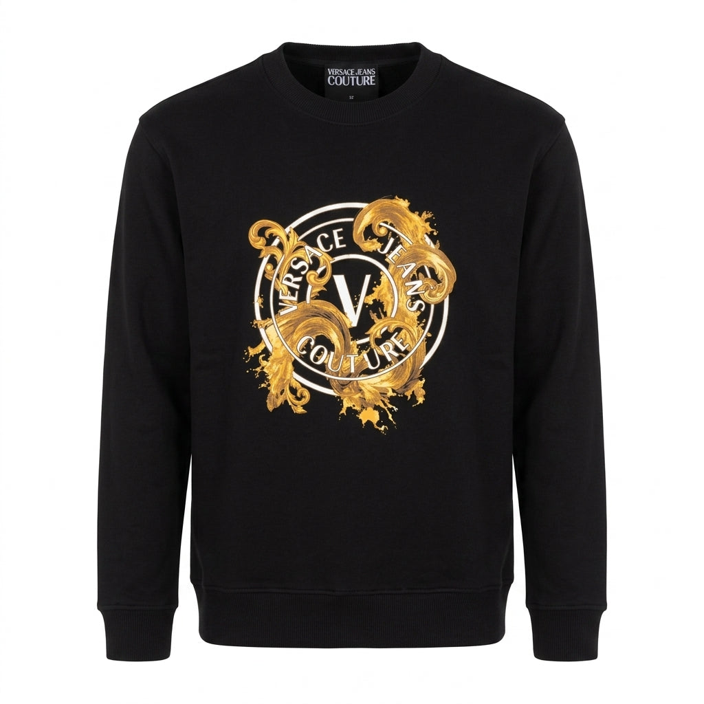 Versace Jeans Couture sweatshirt featuring a bold logo print available at Lestyle Boutique Melbourne