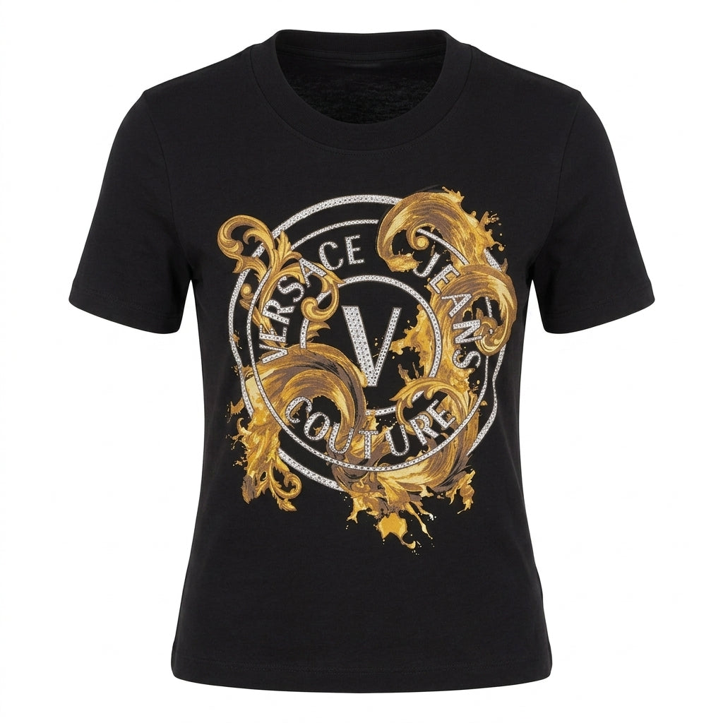Versace Jeans Couture t-shirt featuring gold detailing available at Lestyle Boutique Melbourne