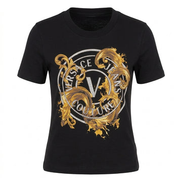 Versace Jeans Couture t-shirt featuring gold detailing available at Lestyle Boutique Melbourne