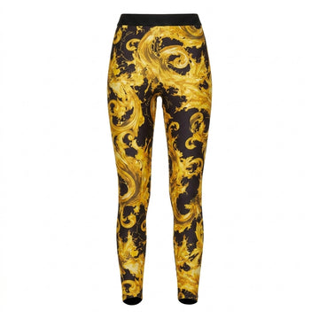 Versace Jeans Couture leggings featuring vibrant baroque print available at Lestyle Boutique Melbourne