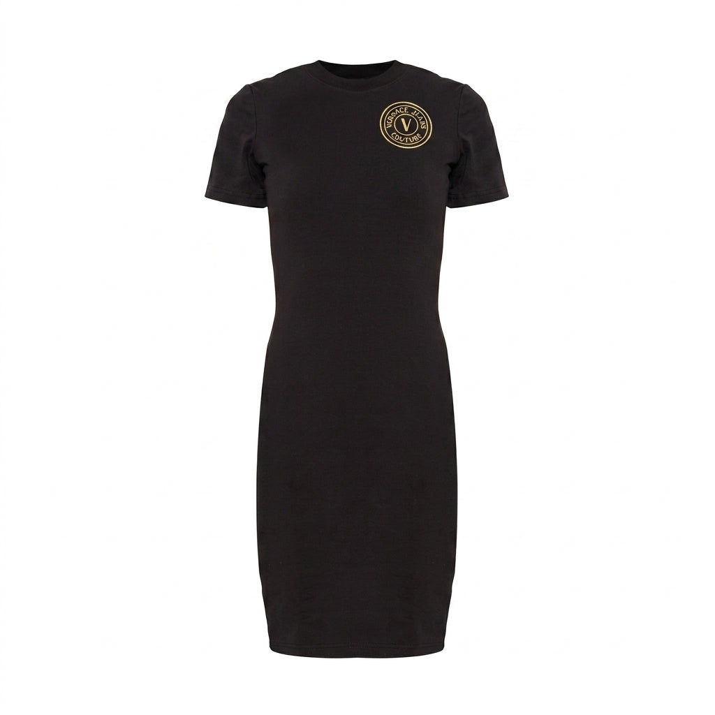Versace Jeans Couture dress featuring logo print available at Lestyle Boutique Melbourne