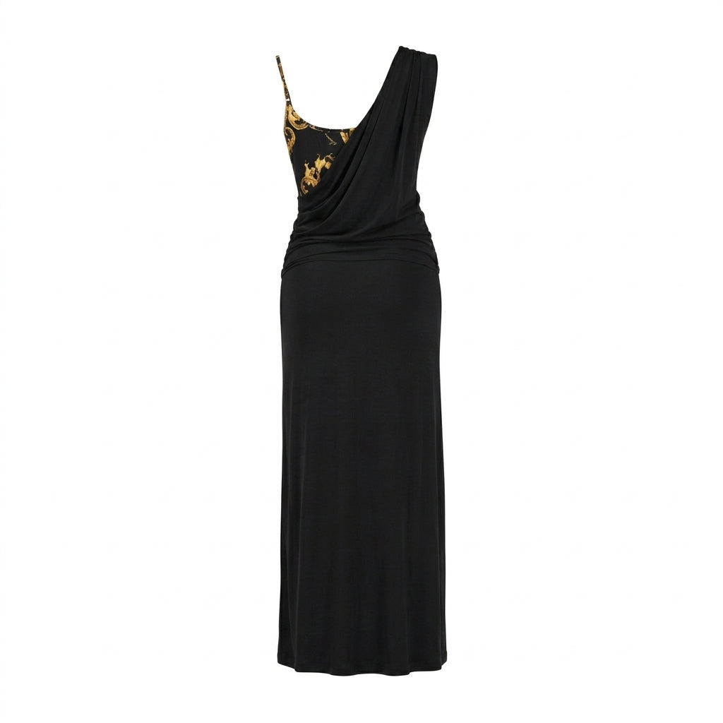 Versace Jeans Couture dress featuring gold baroque print available at Lestyle Boutique Melbourne