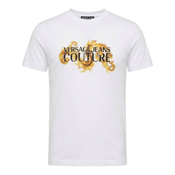 Versace Jeans Couture t-shirt featuring bold logo print available at Lestyle Boutique Melbourne