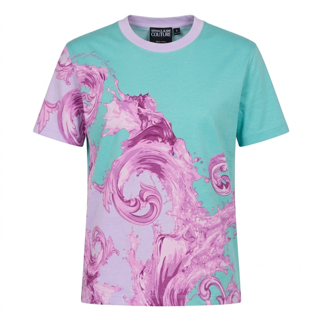 Versace Jeans Couture t-shirt featuring wave print available at Lestyle Boutique Melbourne