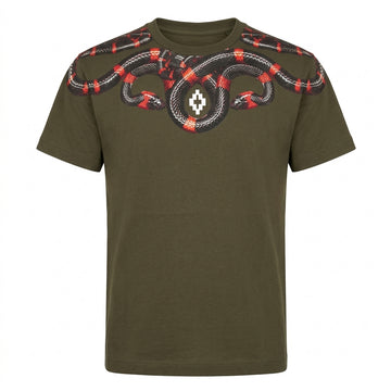 MARCELO BURLON t-shirt featuring graphic snake print available at Lestyle Boutique Melbourne