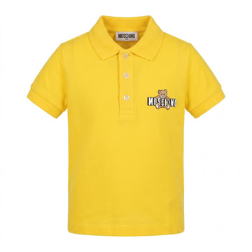 Moschino polo featuring teddy bear logo available at Lestyle Boutique Melbourne