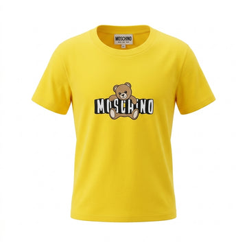 Moschino teddy bear logo yellow T-shirt available at Lestyle Boutique Melbourne