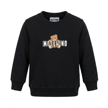 Moschino kids sweatshirt featuring a teddy bear graphic available at Lestyle Boutique Melbourne